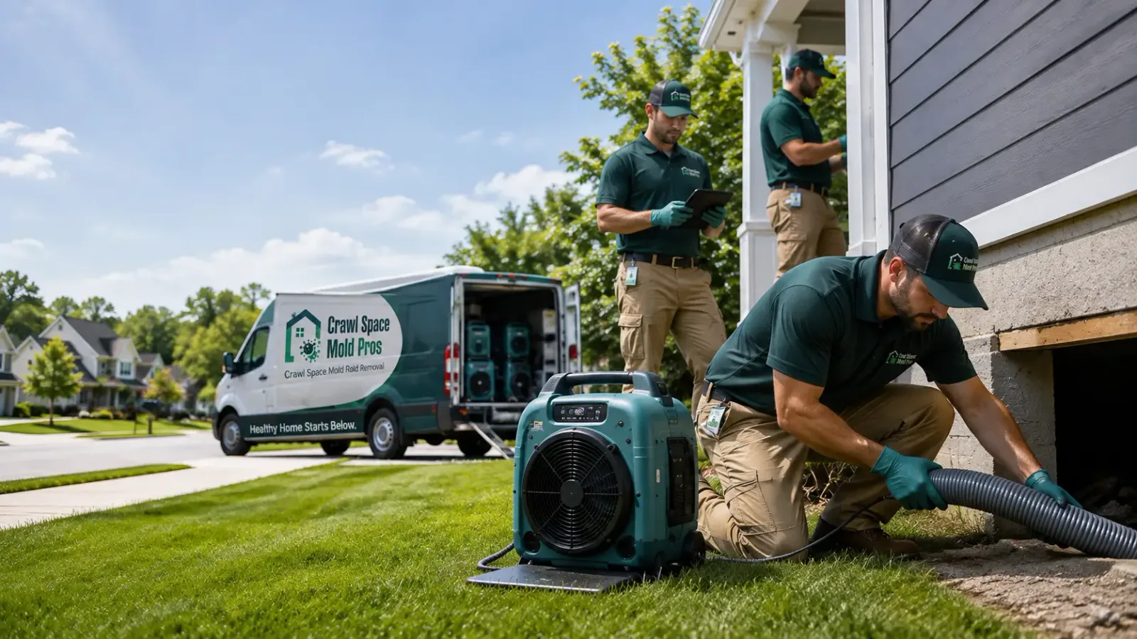 Crawl Space Mold Removal in Prescott, WI